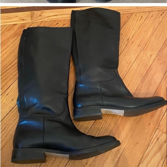 Banana Republic Leather Boots 7 Medium - 15” High - Picture 6 of 8